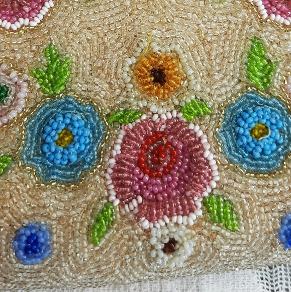 VINTAGE Beaded Handbag Made in France - Picture 3 of 6